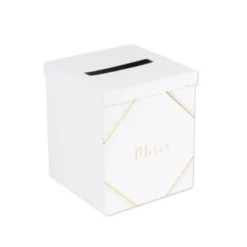Urne Merci - Blanc et Or