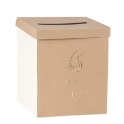 Urne "Merci" FSC® - 21 x 21 x 25 cm - Collection Bella Terra