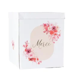 Urne "Merci" FSC® - 21 x 21 x 25 cm - Collection Love to Love