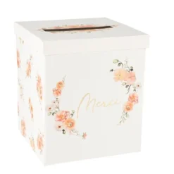 Urne "Merci" FSC® - 21 x 21 x 25 cm - Collection Peachy
