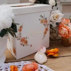 Urne "Merci" FSC® - 21 x 21 x 25 cm - Collection Peachy