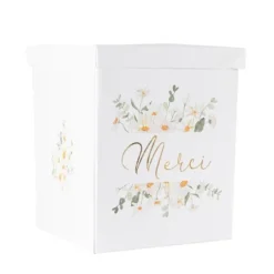 Urne "Merci" FSC® - 21 x 21 x 25 cm - Collection Daisy
