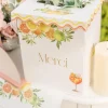Urne "Merci" - 21 x 21 x 25 cm - Collection Fizz Agrume