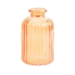 Vase blanc en céramique en forme de boule - 8,7 x 7,5 cm - Collection Voile de Douceur