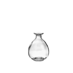 Vase bouteille en verre - Lina - 9,2 x 12 cm - Couleur au choix