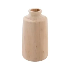Vase en bois - 7,3 x 13,5 cm - Collection Voile de Douceur