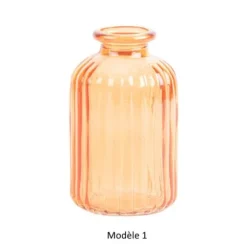 Vase en verre - Giorgia - 6,2 x 10 cm - Couleur au choix
