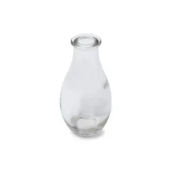 Vase en verre transparent