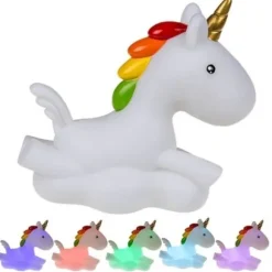 Veilleuse Licorne avec changement de couleur
