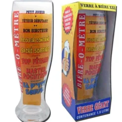 Verre à Bière Géant - Bière-O-Mètre