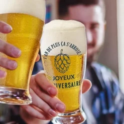 Verre à bière pour anniversaire - Joyeux Anniversaire
