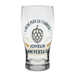 Verre à bière pour anniversaire - Joyeux Anniversaire