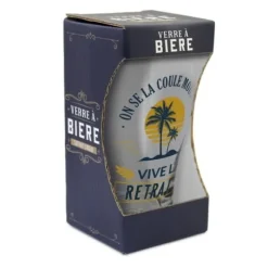 Verre à bière pour retraite - Vive la retraite