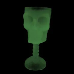 Verre à Pied Crâne - Phosphorescent