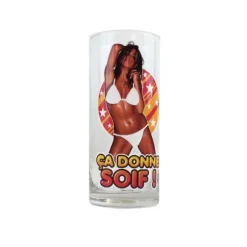 Verre "Strip-Tease" Femme - Ca Donne Soif !