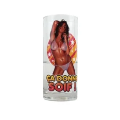 Verre "Strip-Tease" Femme - Ca Donne Soif !