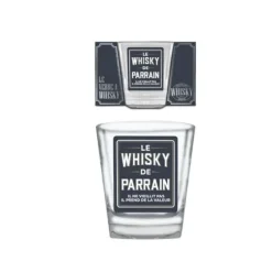 Verre à Whisky affectif - Le Whisky de Parrain - Collection Famille d'Amour