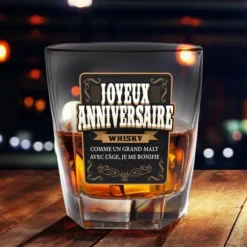 Verre à Whisky - Joyeux Anniversaire