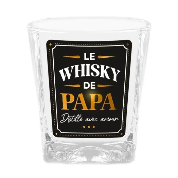 Verre à Whisky - Le Whisky de Papa - Collection Famille d'Amour