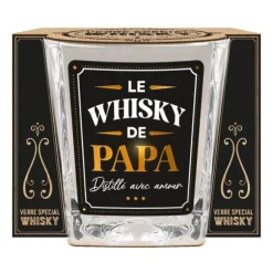 Verre à Whisky - Le Whisky de Papa - Collection Famille d'Amour