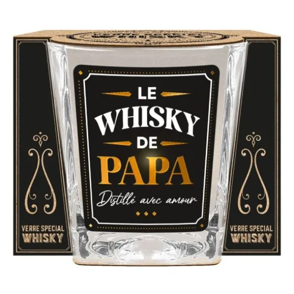 Verre à Whisky - Le Whisky de Papa - Collection Famille d'Amour