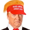 Visière de Président "Make America Great Again" avec cheveux